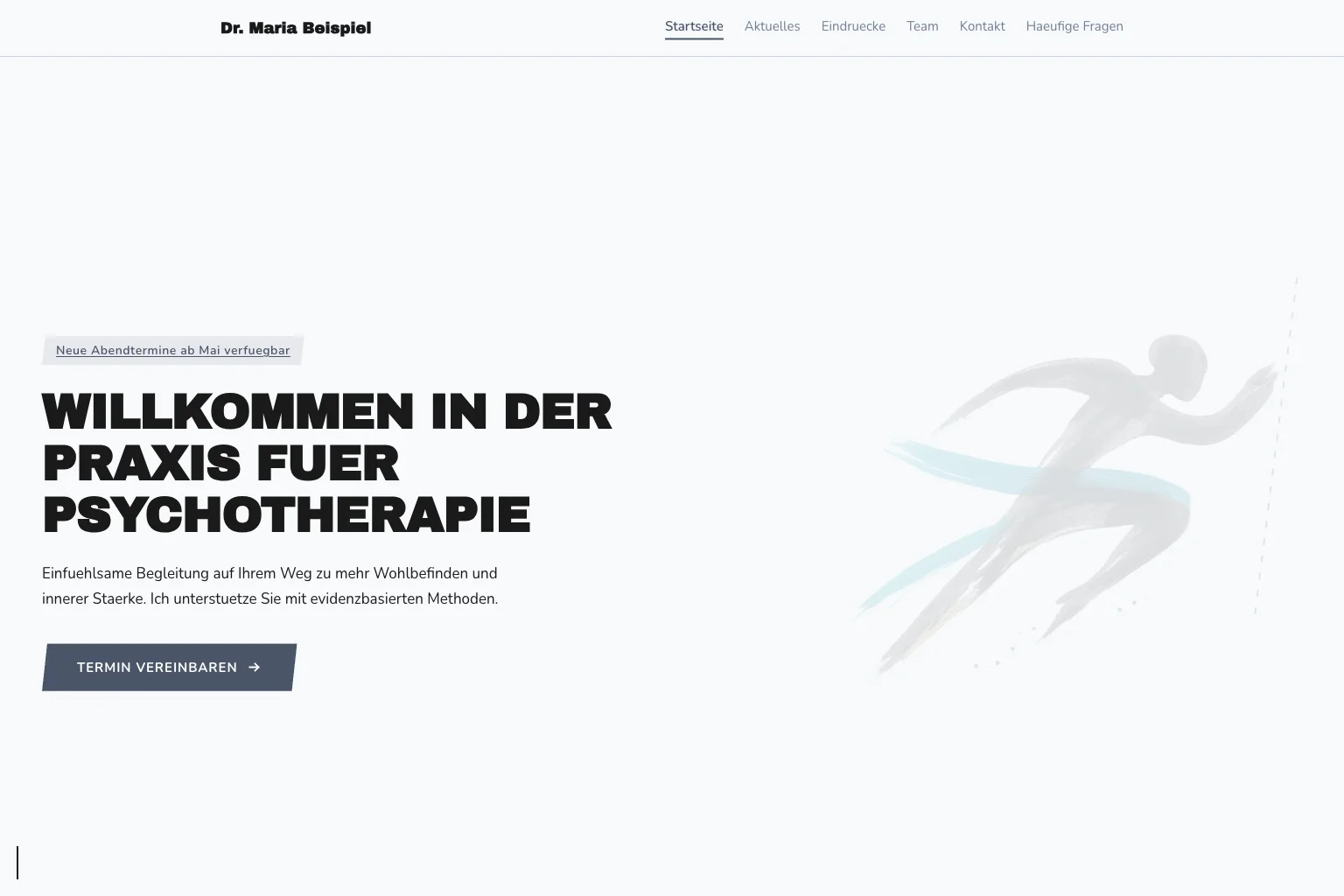 Voller Schwung Template
